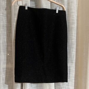 J. Crew Black Pencil Skirt